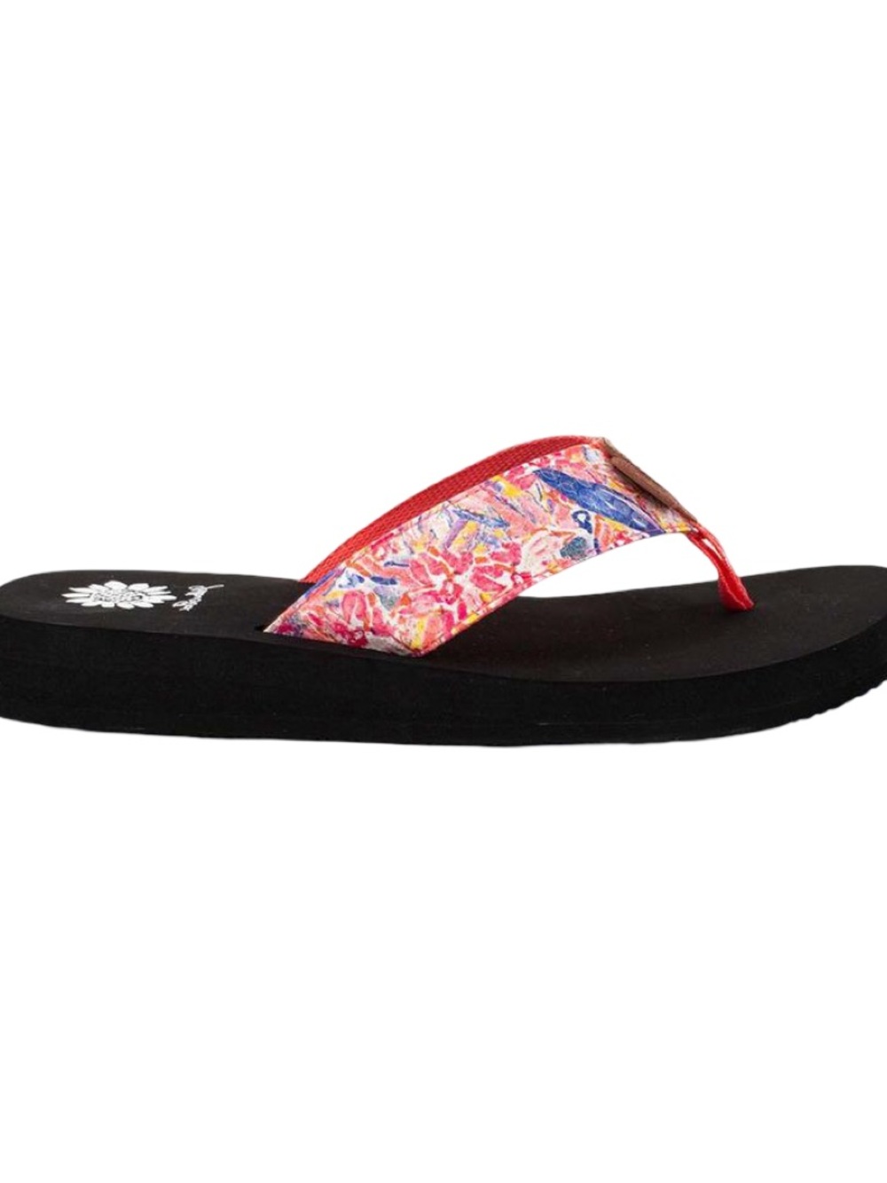 YELLOW BOX LOUNDER CORAL FLIP FLOP SANDAL MEDIUM WIDTH  NEW IN BOX